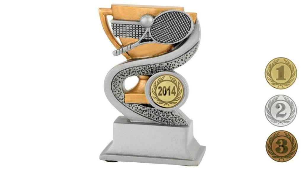 Trophäe TENNIS Memory Line