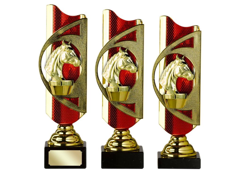 Trophäe PFERD JUPITER rot