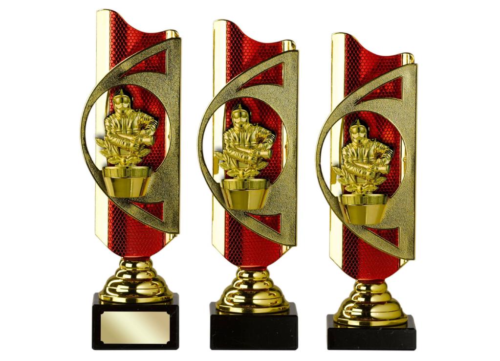 Trophäe FEUERWEHR JUPITER rot