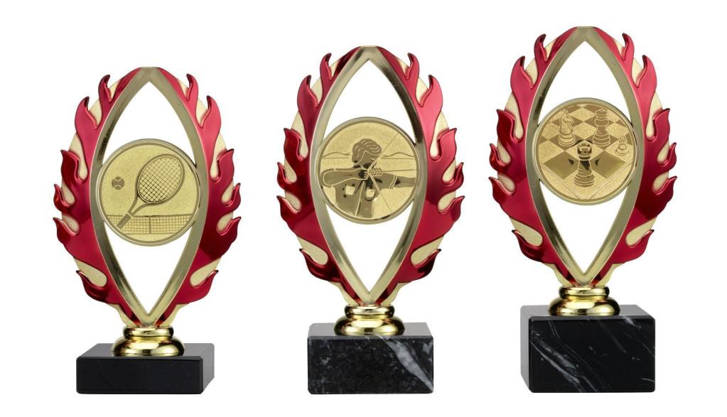 Trophy FLAMME ROT
