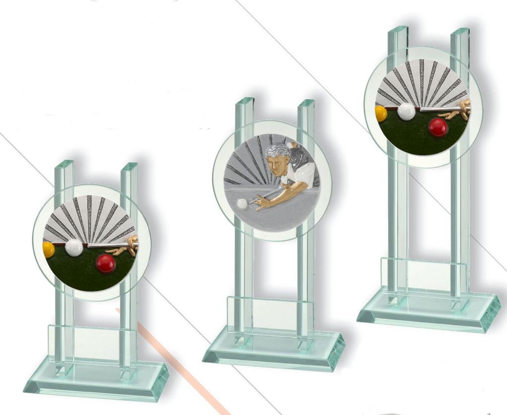 Glasaufsteller DISCUS Billard