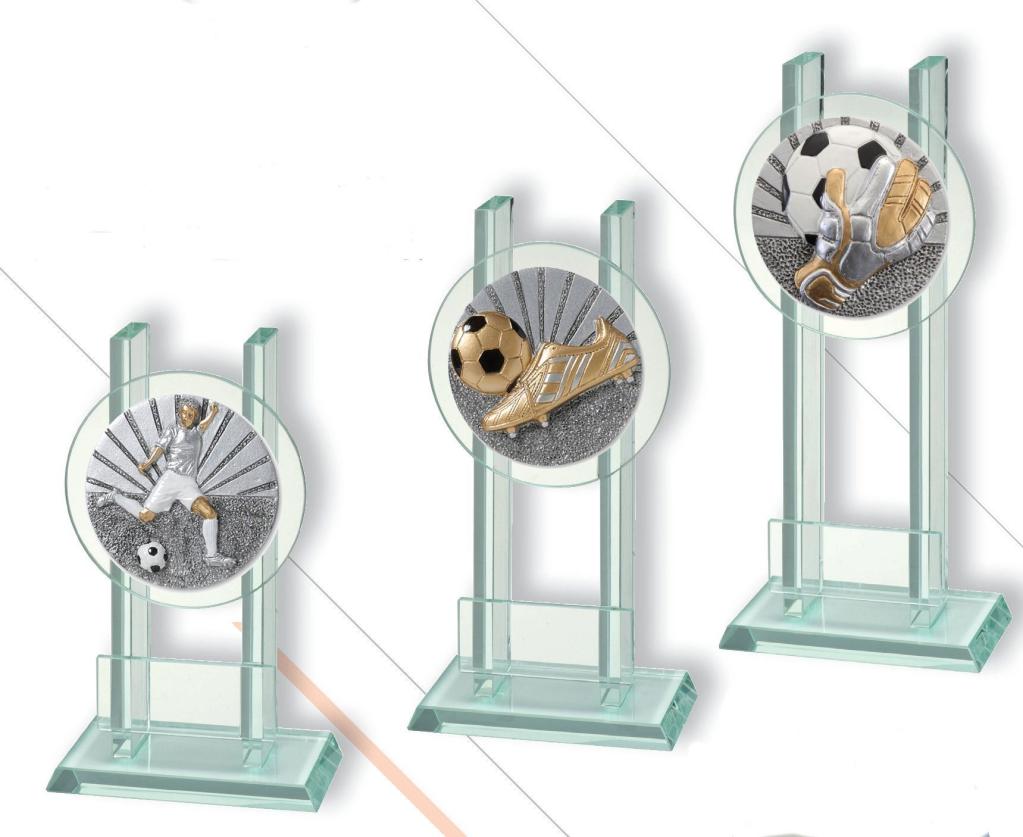 Glasaufsteller DISCUS Fussball